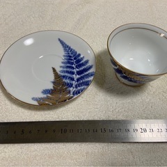 【半額キャンペーン】　(F)　保谷謹製羊歯　レア　コーヒーカップ　の画像