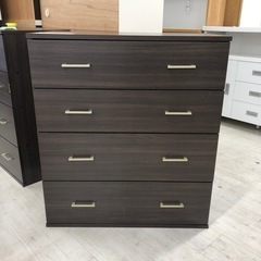 ニトリ4段チェストクローネ9080ブラウン【トレファク堺福田店】