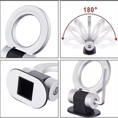新品　ダミー牽引フック レーシング牽引フック デザイン フック 装飾用 可倒式 汎用 車 両面テープ おしゃれ 送料無料 丸型 の画像