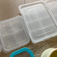 （写真追加あり）離乳食準備セット　哺乳瓶　哺乳瓶ケース　ミルクストッカーの画像