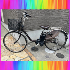 🌈極容量16Ah 　パナソニック　 Panasonic 電動自転車　電動アシスト自転車　中古  8306