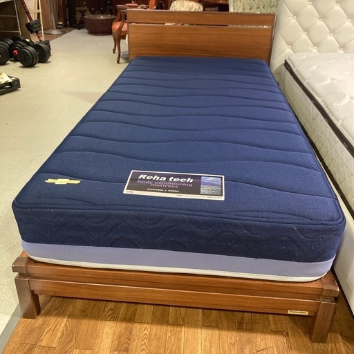 シングルベッドフランスベッド青