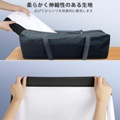 新品　工型スタンド付き プロジェクタースクリーン 100インチ 16:9 4K対応 自立式スクリーン projector screen 壁掛け 持ち運び 折りたたみ式 視野角160° 防しわ加工の画像