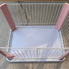 犬用ケージとトイレセット
 カラーサークル ピンク の画像