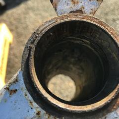 【バイクパーツ】ZUKI（ｽｽﾞｷ）　GF250　（GJ71） 書付きメインフレーム　の画像