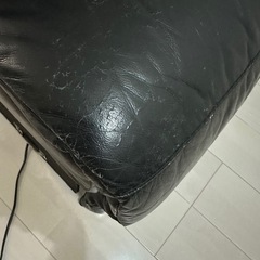 本革電動リクライニングソファーの画像