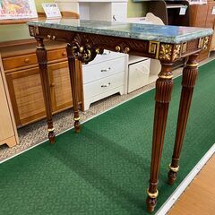 【愛品館八千代店】イタリア製　壁掛けミラー＋大理石コンソール　セットの画像