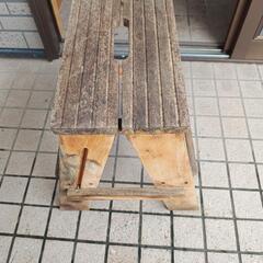 木製踏み台の画像