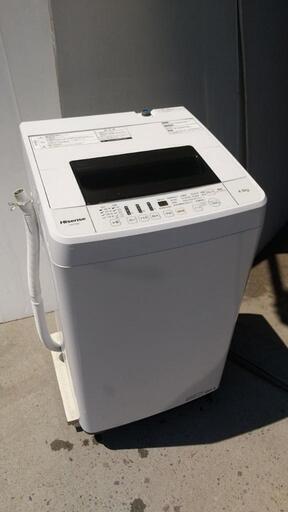取置き★2020年製ハイセンス4.5kg全自動洗濯機b★