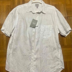 H&M シャツ ホワイト、ベージュ Mサイズ2点セット