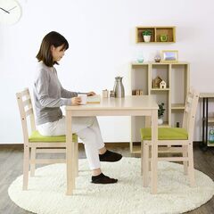 美品！DORIS ドリス ダイニングテーブルセット 3点セット ...