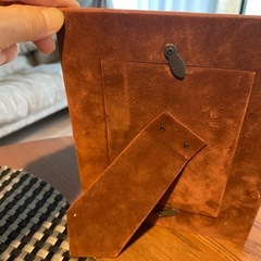 ビーズ飾りがゴージャスなフォトフレームの画像