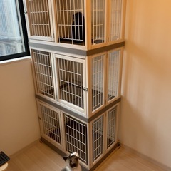 猫ゲージ　３段