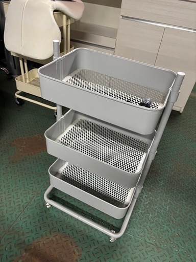 ワゴン キッチンワゴン 収納3段ラック