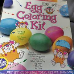 【未使用】easter egg coloring kit