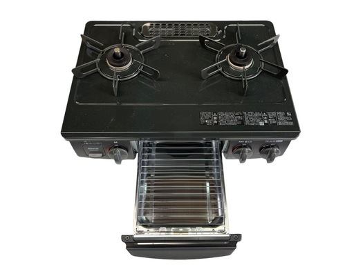 NO.1723 【2023年製】リンナイ RT35NJH LPガス用 2口ガスコンロ ガステーブル キッチン家電 調理器具 中古