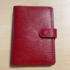 手帳！LOUIS VUITTON　アジェンダPM_エピ_RED/レザー/RED/