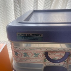 家具 収納家具　プラスチック収納ボックス　3段の画像