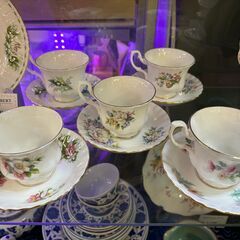 【愛品館八千代店】Royal Albert　サマータイムシリーズ　カップ＆ソーサー5客セットの画像