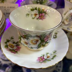 【愛品館八千代店】Royal Albert　サマータイムシリーズ　カップ＆ソーサー5客セットの画像