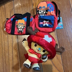 ワンピース　ミー、ボストン、リュック、人形グッズ　3点セット