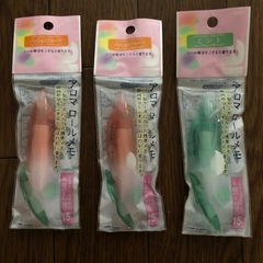 【値下】新品未使用　アロマロールメモ　3個セット