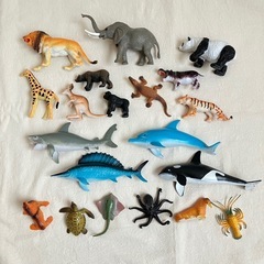 ミニチュアフィギュア　動物セットの画像