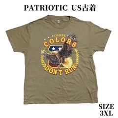 US古着Tシャツ  PATRIOTIC /パトリオティック  鷹...