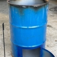 焚き火用ドラム缶かき出し棒付き‼︎