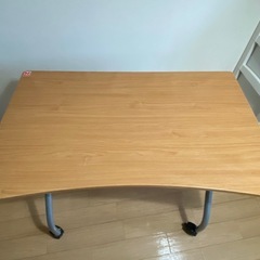 学習机　デスク　カーブ