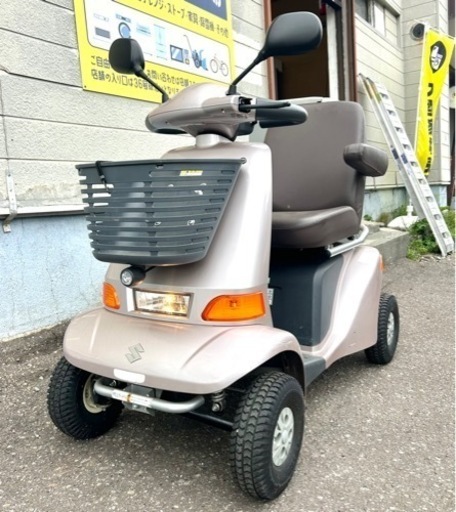 札幌市内配送可 13年製 SUZUKI スズキ セニアカー 電動カート ET4D6-1 動作良好 ピンクメタリック