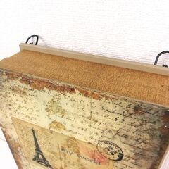 アンティーク調ブック型アクセサリー収納ボックス 壁掛けの画像
