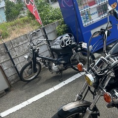 スーパーカブ50チョッパー仕様の画像