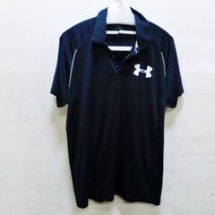 アンダーアーマー　ドライポロシャツ XXL　半袖　ネイビー　MG...