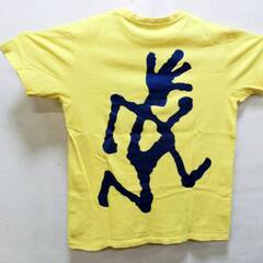 GRAMiCCi ビッグ ランニングマンTシャツ　Mサイズ　GUT-20S063　半袖　ロゴT　コットン100％　BIG RUNNINGMAN　バックプリント　グラミチの画像
