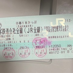 青春18切符 1回分