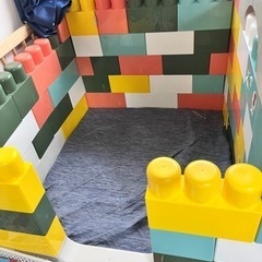 決まりました！大きいプラスチックブロック