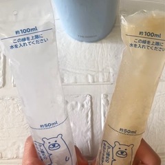 5袋(130個)セット  新品未使用 細めの氷棒 水筒 小学生の画像