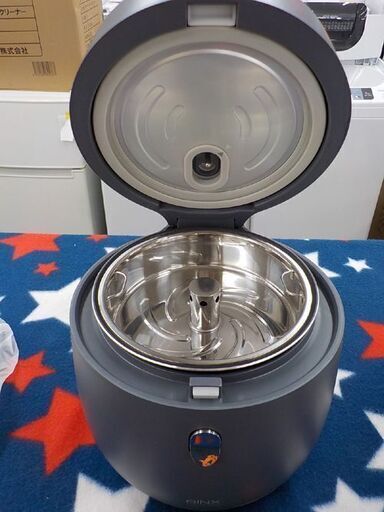未使用展示品！アイネクス 4合炊き 炊飯器 スマートライスクッカー 低糖質炊飯2合まで可♪ グレー AINX Smart Rice Cooker 　西岡店