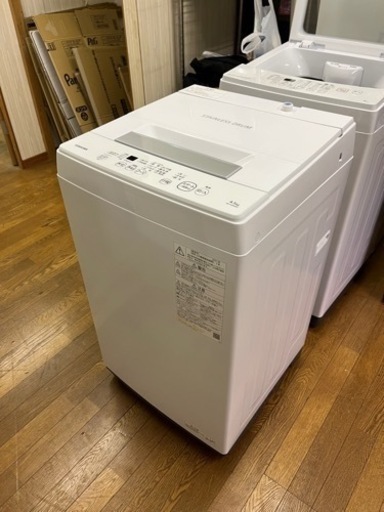 ☆無料配送地域あり!!☆ 激安洗濯機!! TOSHIBA 2021年 全自動電気洗濯機 4.5kg AW-45M9 家電 生活家電 洗濯機