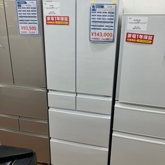 6ドア冷蔵庫　HITACHI R-HW54S 2022年製　143,000円