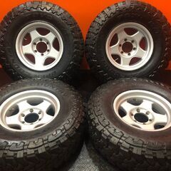 【TOYO OPEN COUNTRY M/T LT255/85R16】夏タイヤ【BRADLEY ブラッドレーV 16インチ 7J6HPCD139.7+15】バリ溝 70ランクル ナロー　(VTO928)