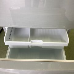 【リサイクルショップ　ピカソ　小松原】東芝 TOSHIBA 340L 3ドア 右開 自動製氷機能付冷蔵庫 シルバー2012年製 GR-E34N★8438★の画像