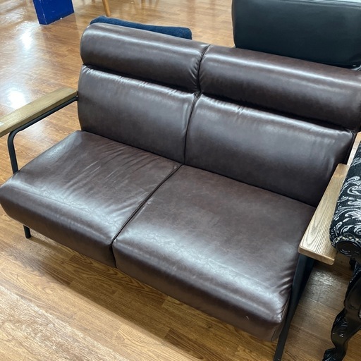 ソファ　ダークブラウン　17,600円