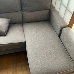配達可◎3人掛けソファ カウチソファの画像