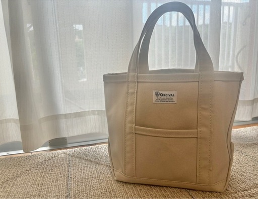 オーシバル　トートバッグ　サンドベージュ