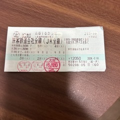 青春18きっぷ　残り2日分