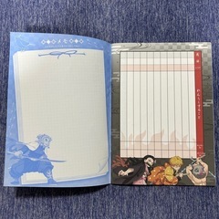 【未使用】鬼滅の刃　れんらくノート（たてがき）の画像