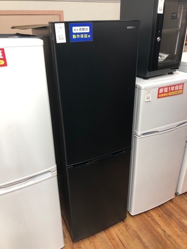 アイリスオーヤマ　2ドア冷蔵庫　IRSE-16A-B 2019年製