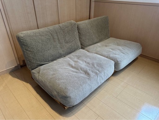 2人掛け モモナチュラル MOMO natural CLOWD LOWソファー